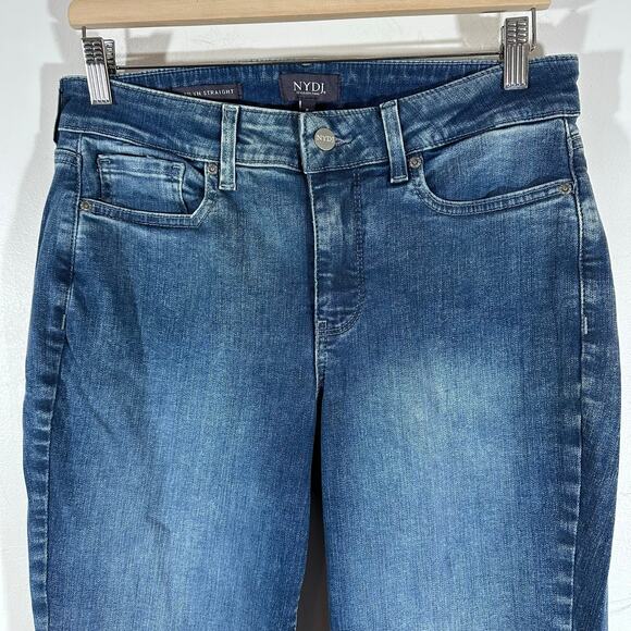 NYDJ Marilyn Straight Lift Tuck Technology Jeans Womans 8 - Picture 4 of 9